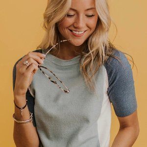 Roolee Short Sleeve Sweater Shirt